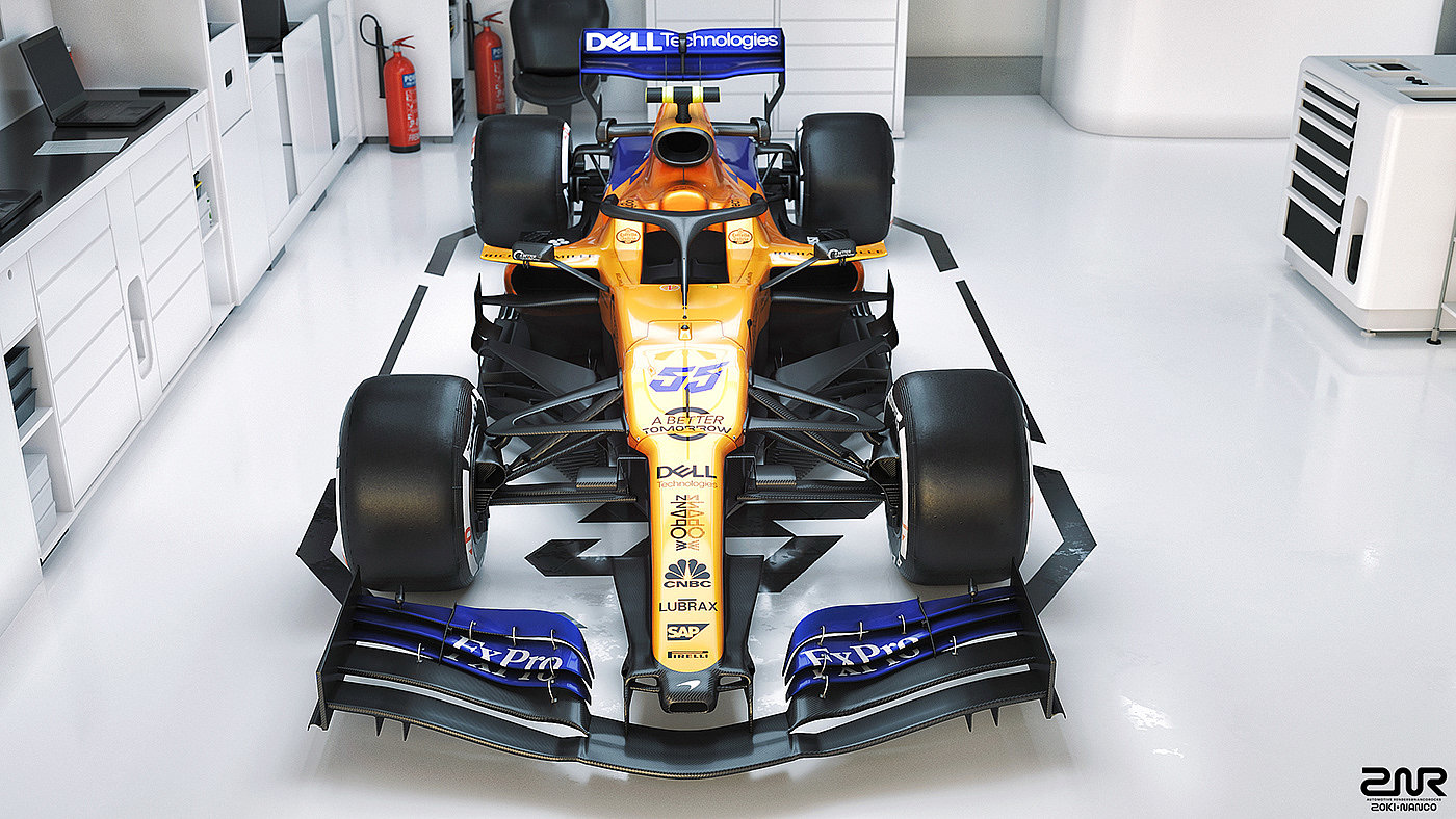 Zoki Nanco，赛车，Mclaren MCL34，f1，