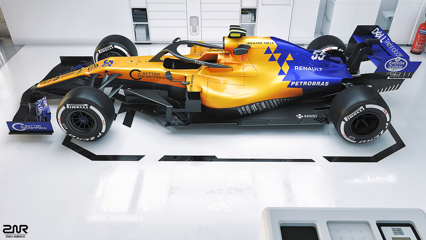 Zoki Nanco，赛车，Mclaren MCL34，f1，