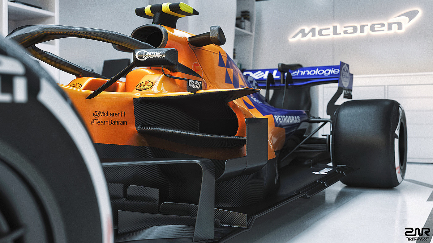 Zoki Nanco，赛车，Mclaren MCL34，f1，