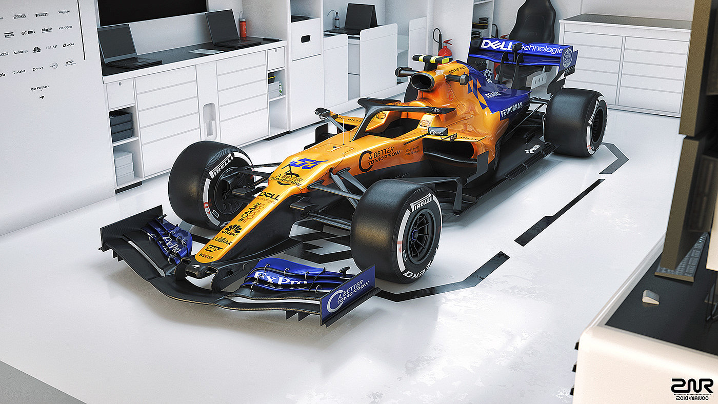 Zoki Nanco，赛车，Mclaren MCL34，f1，