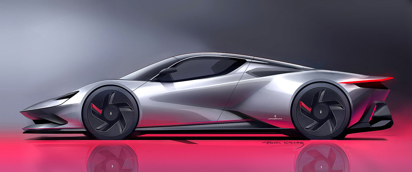 Pavol kirnag，automobile，Pininfarina，Binny farina，Hand drawn，