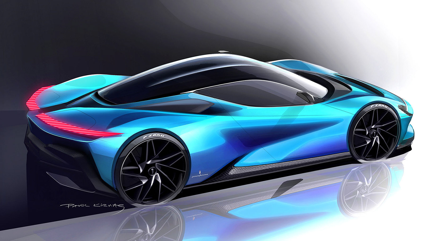 Pavol kirnag，automobile，Pininfarina，Binny farina，Hand drawn，