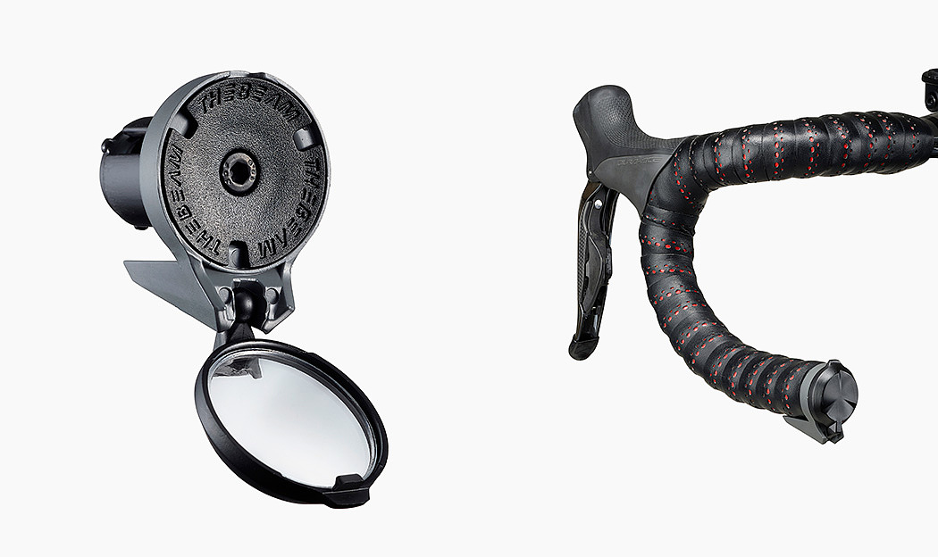 Corky，Bicycle，convex mirror，