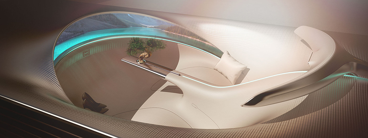 Mercedes-Benz AURA，Mercedes Benz，Interior design，conceptual design，