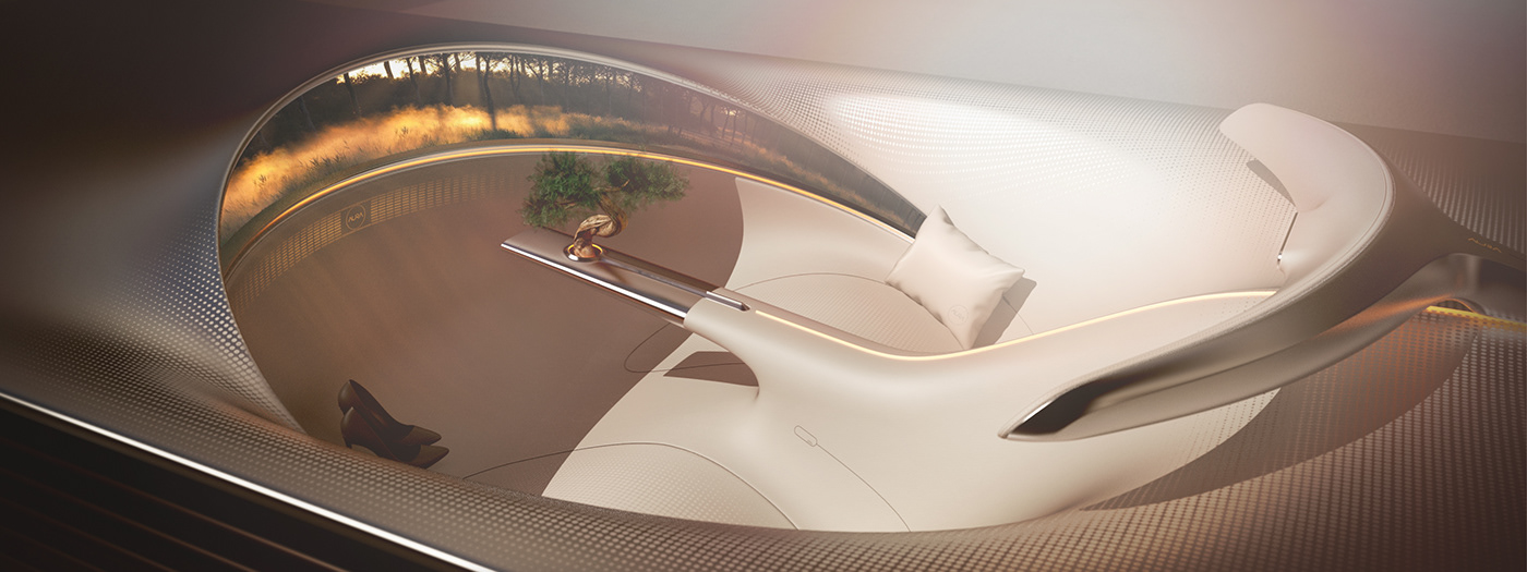 Mercedes-Benz AURA，Mercedes Benz，Interior design，conceptual design，