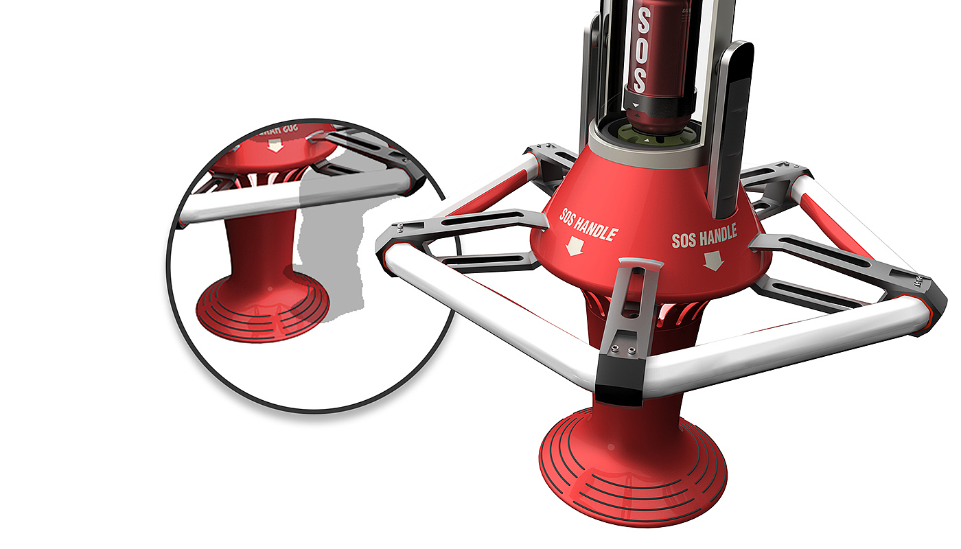 Idea Award，SOS Rocket，recco ，industrial design，SOS water rescue device，