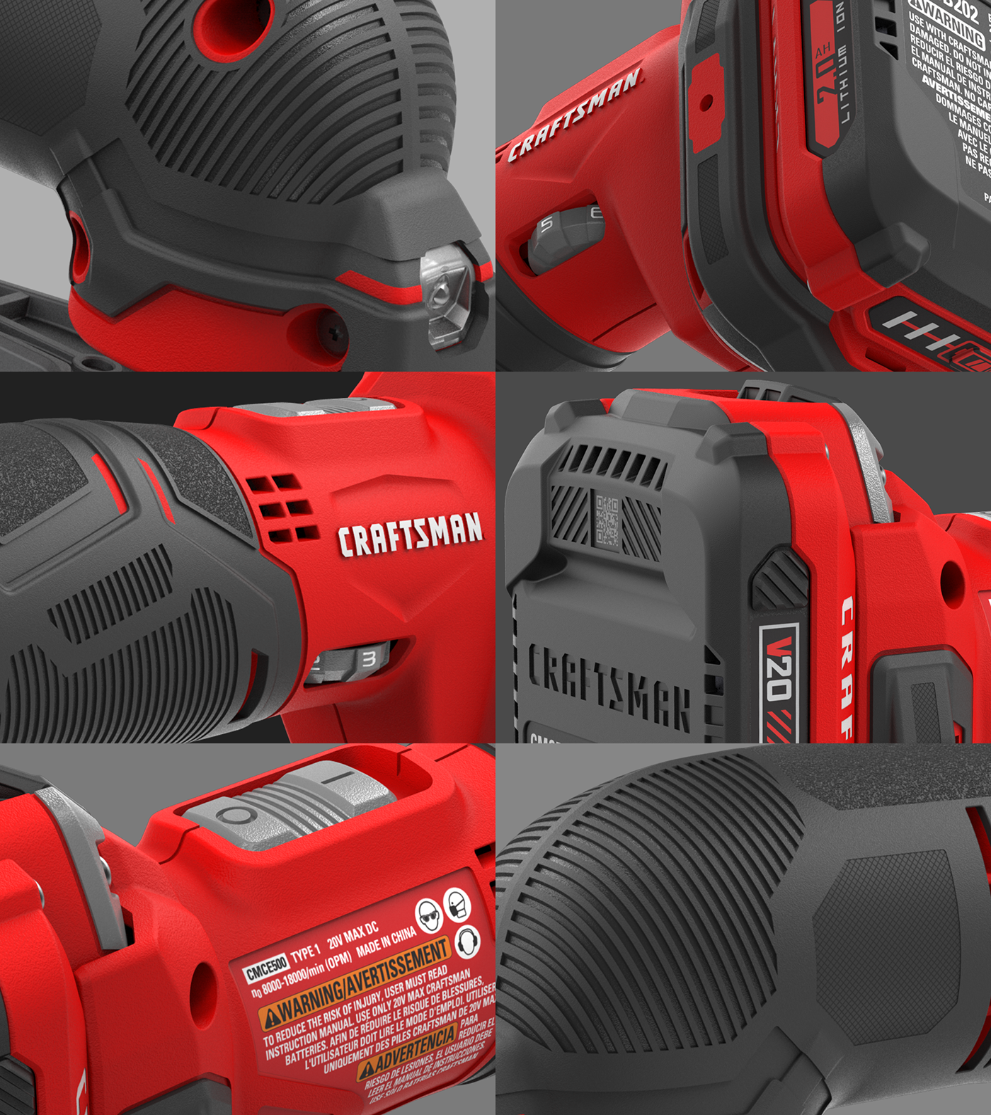 industrial design，product design，Oscillation tool，CRAFTSMAN V20，