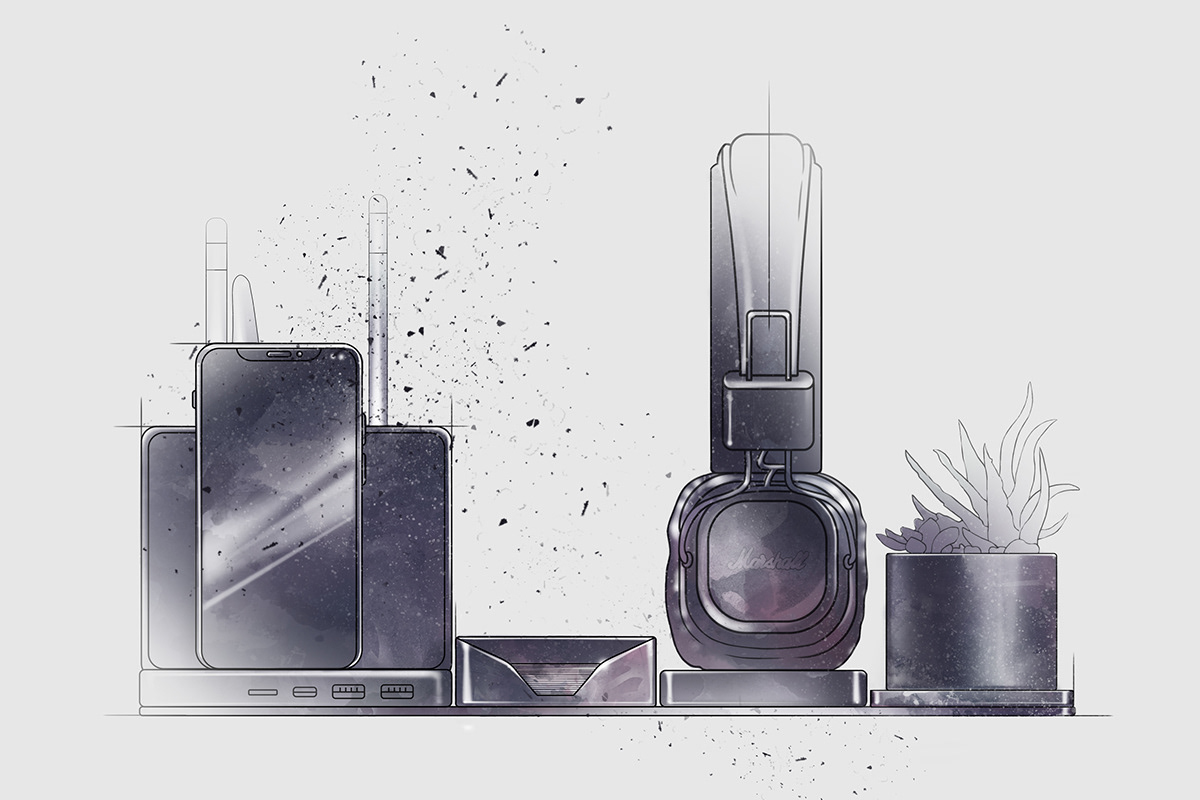 product design，Storage tool，Desktop Manager，STEALTHO，