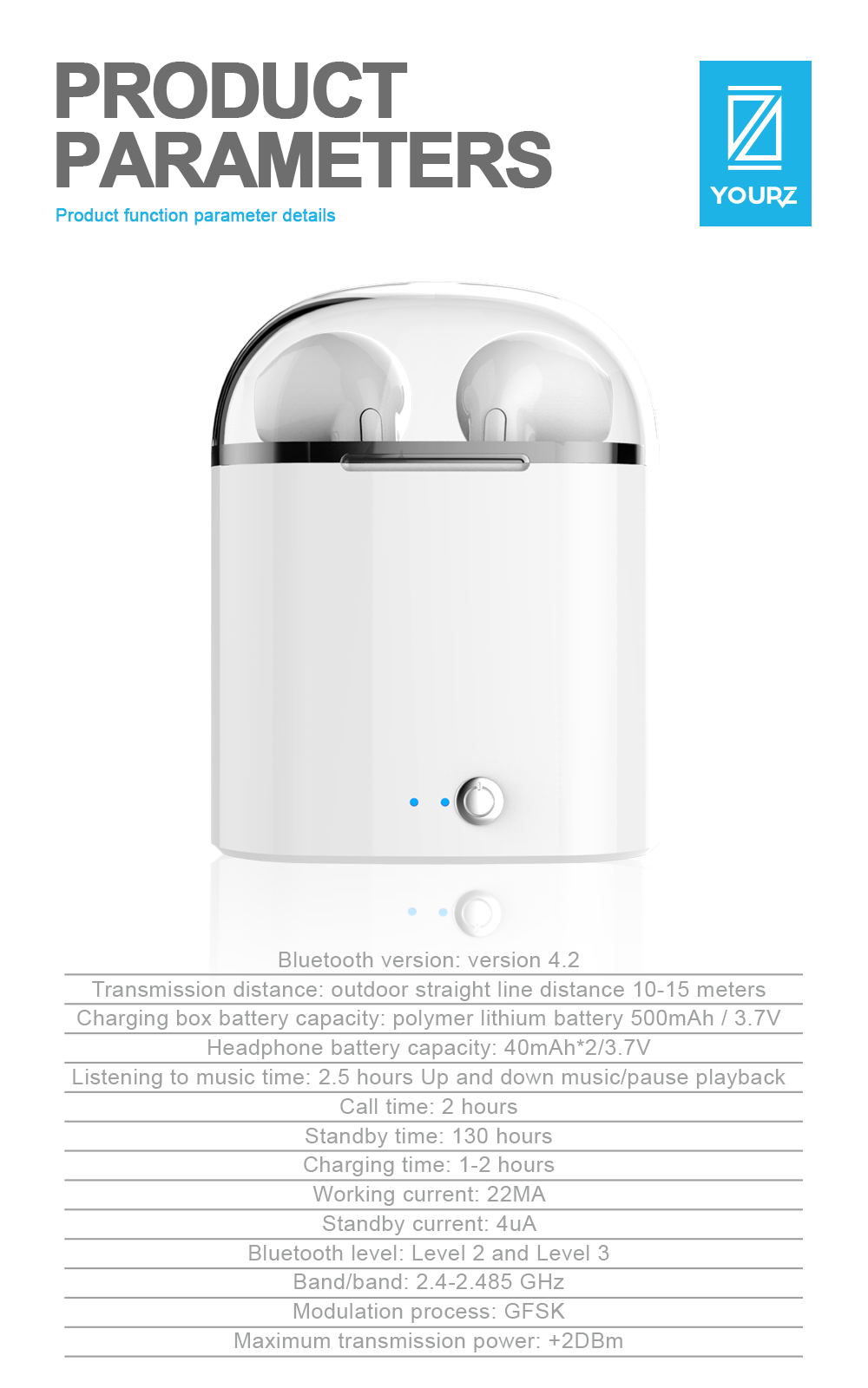 Product detail design，Detailed design of TWS earphone products，