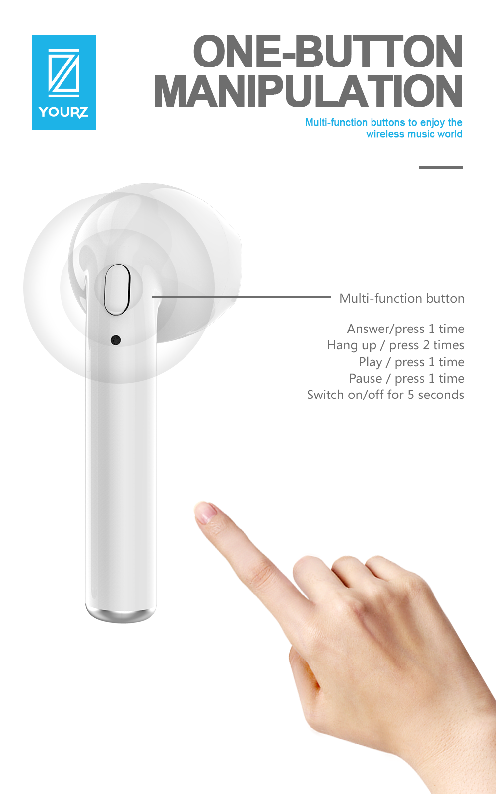 Product detail design，Detailed design of TWS earphone products，