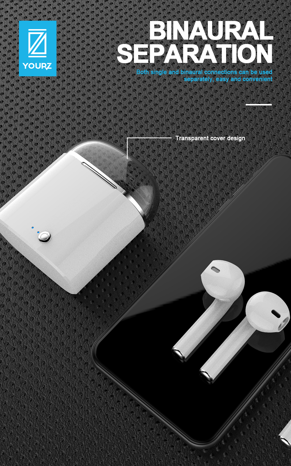 Product detail design，Detailed design of TWS earphone products，