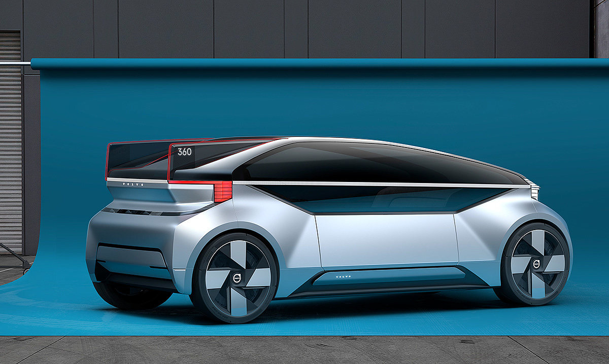 conceptual design，vehicle，Volvo，Volvo 360c，
