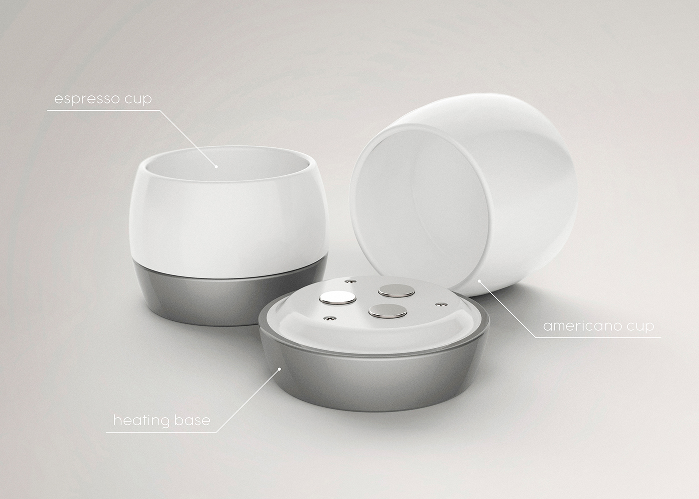 Minimalist，Coffee cup set，Heatlie，