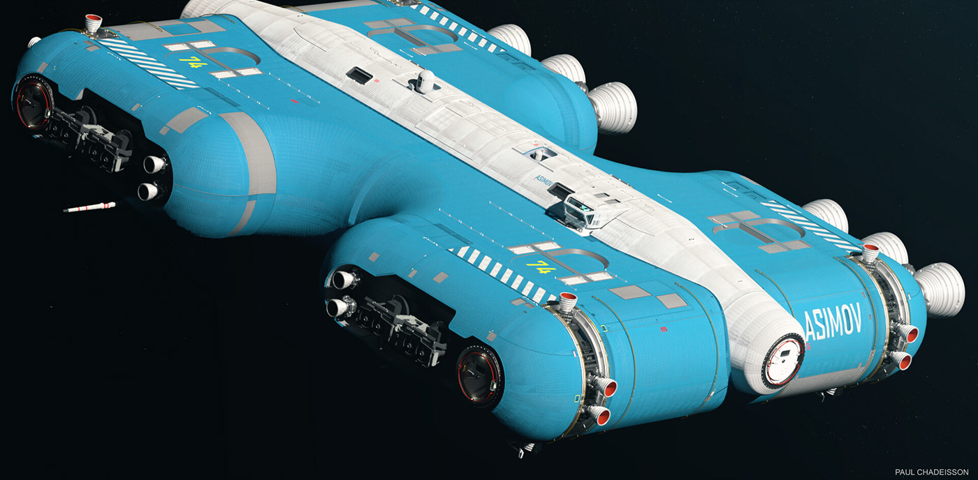 industrial design，Control components，spacecraft，ASIMOV，