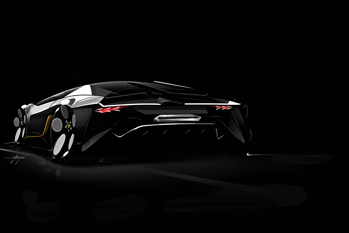 Lamborghini，Sports car，Super run，Concept Car，Diamonds，