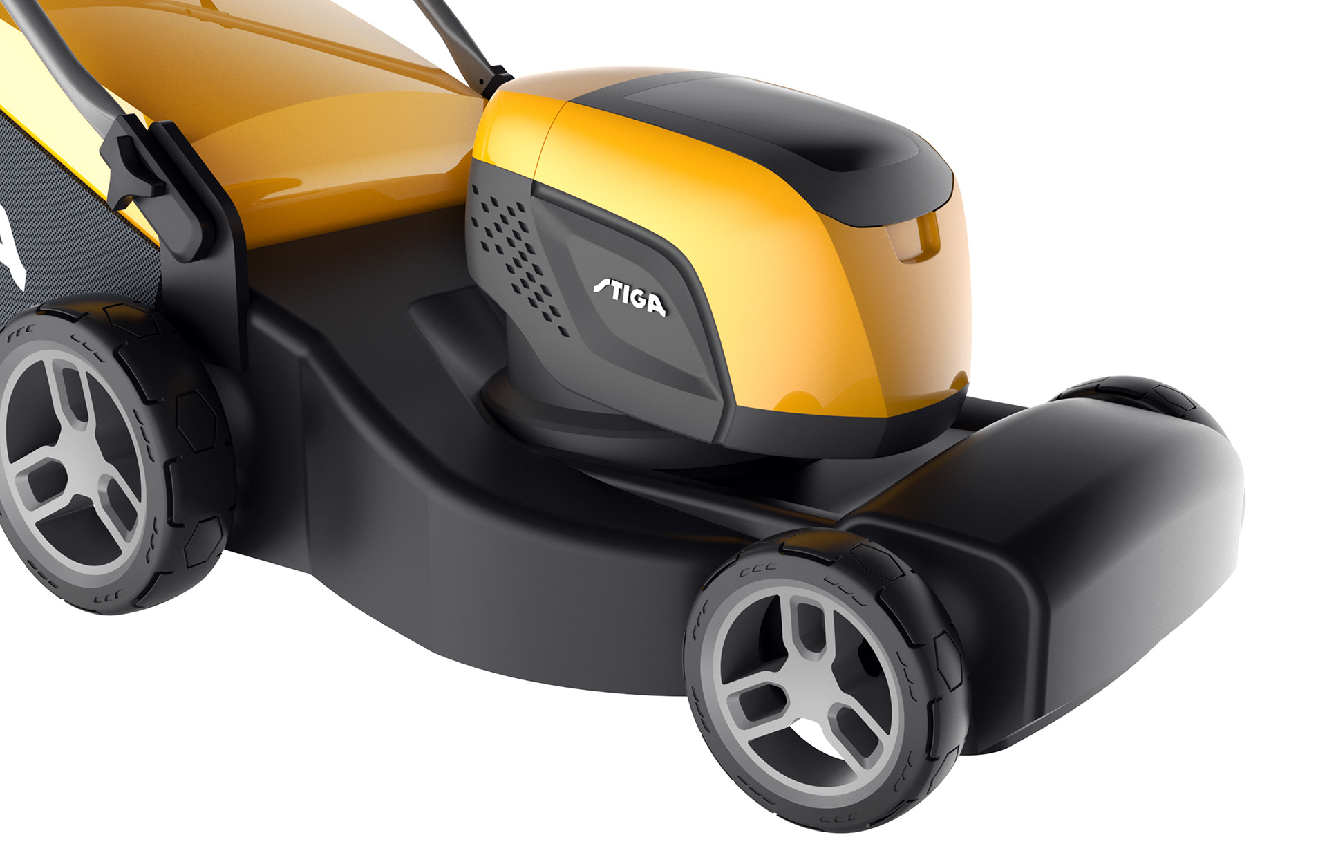 industrial design，tool，lawn mower，STIGA 500，