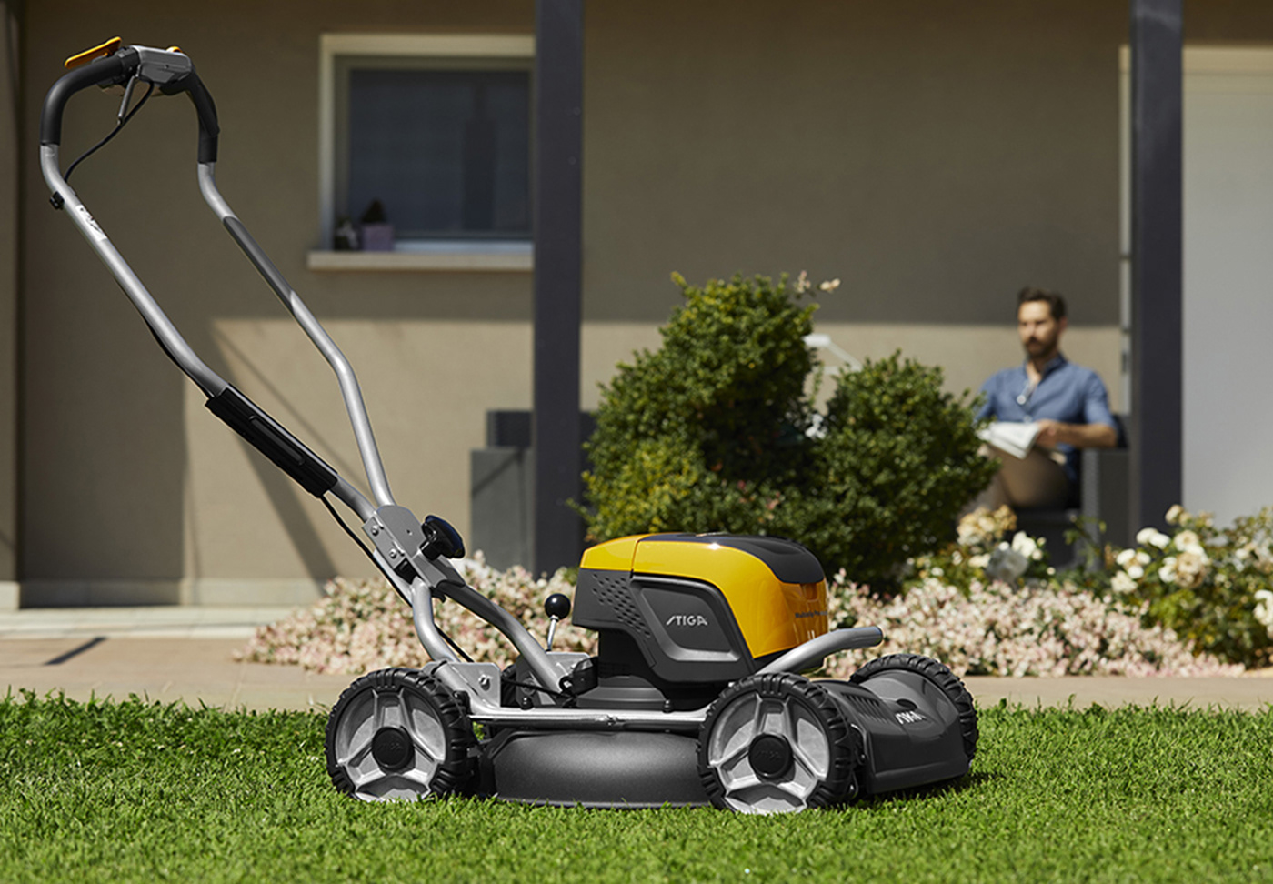 industrial design，tool，lawn mower，STIGA 500，