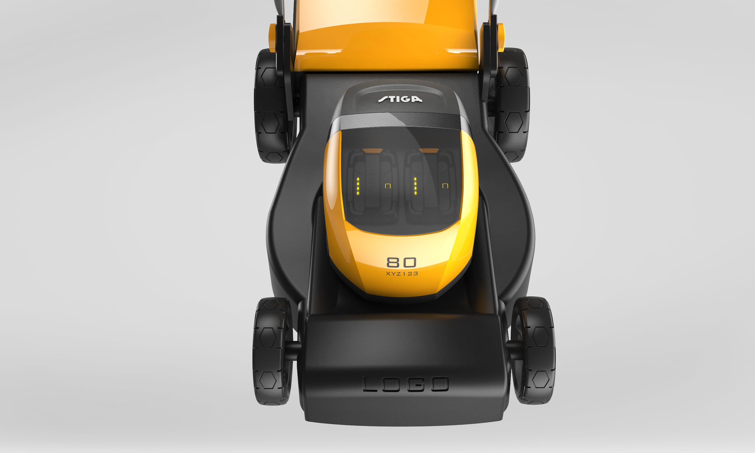 industrial design，tool，lawn mower，STIGA 500，