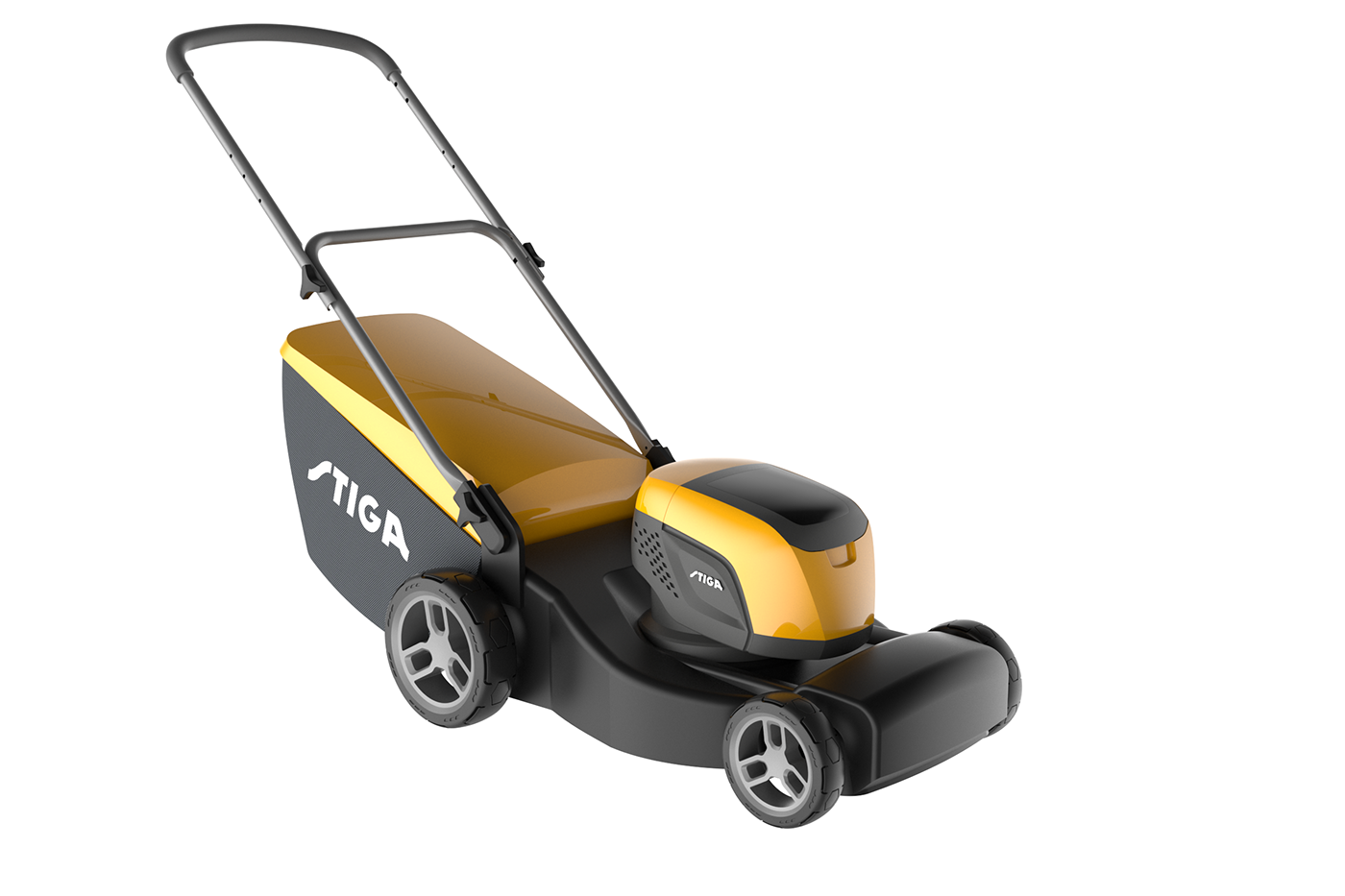 industrial design，tool，lawn mower，STIGA 500，