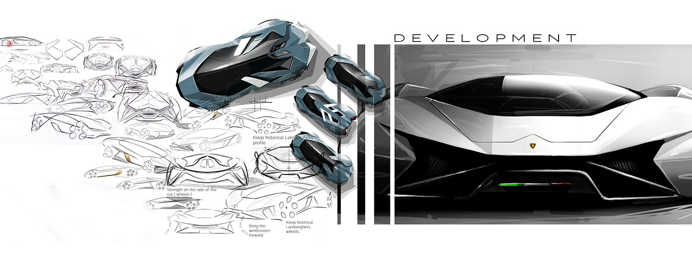 Lamborghini，Sports car，Super run，Concept Car，Diamonds，