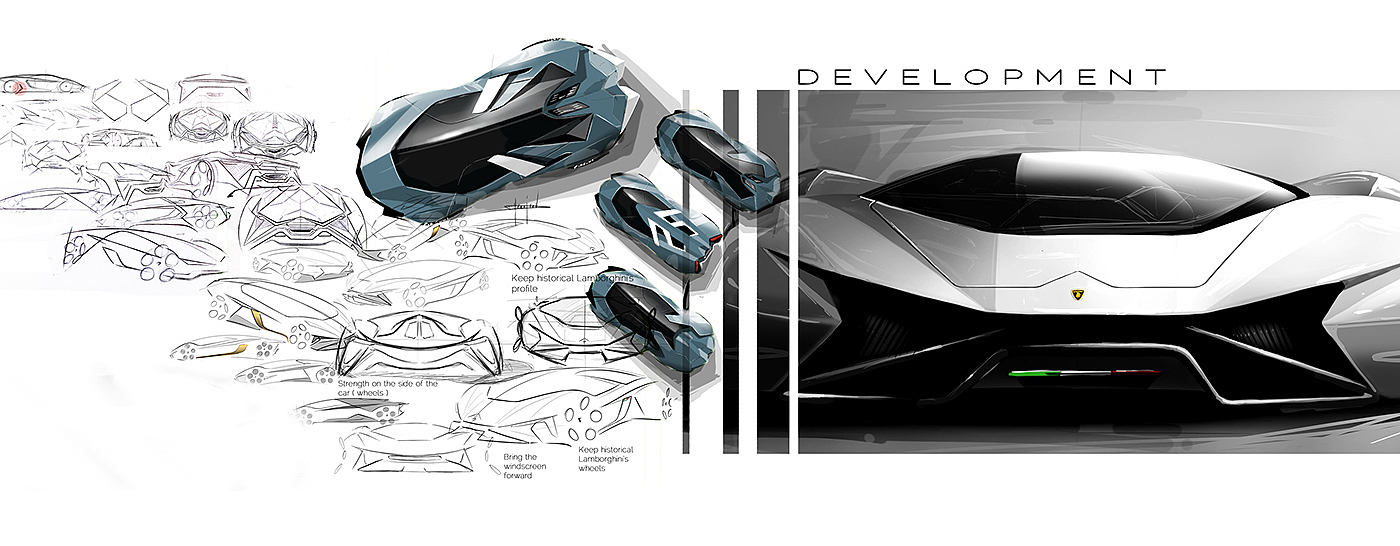 Lamborghini，Sports car，Super run，Concept Car，Diamonds，