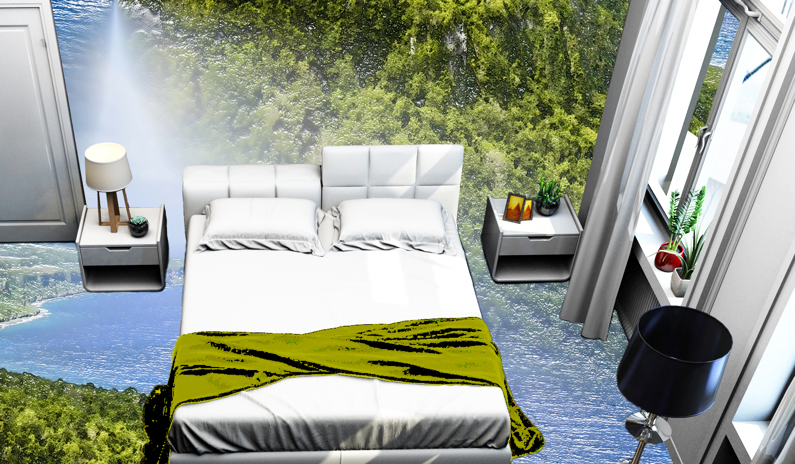 natural，Simplicity，MICAHSO，Beautiful scenery of green water and green mountains，