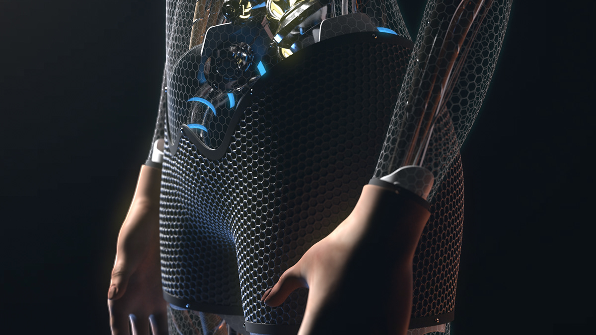 industrial design，persona，three-dimensional model，EX MACHINE，