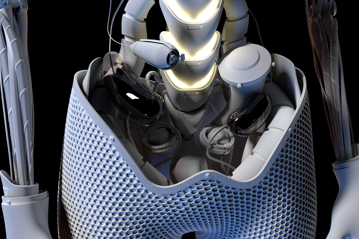 industrial design，persona，three-dimensional model，EX MACHINE，