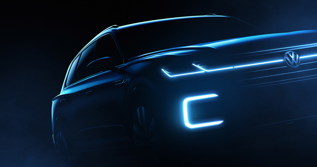 Volkswagen，vehicle，conceptual design，T-prime GTE，public，