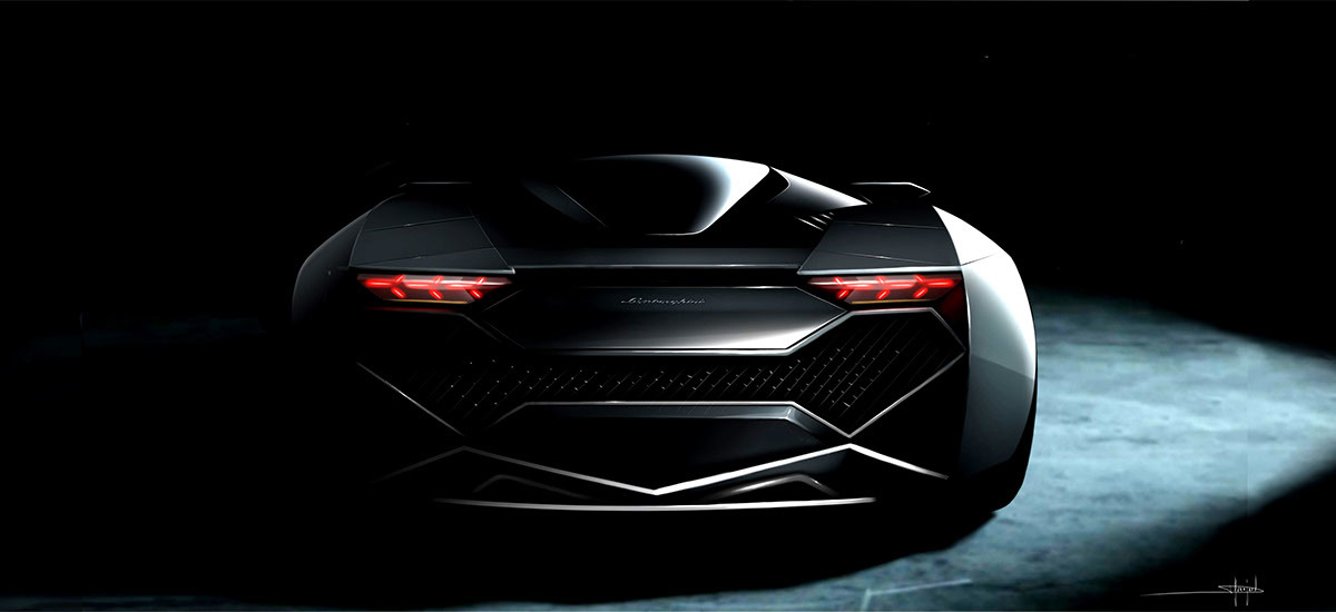 Lamborghini，Concept Car，Electric vehicle，New energy vehicle，environmental pollution，