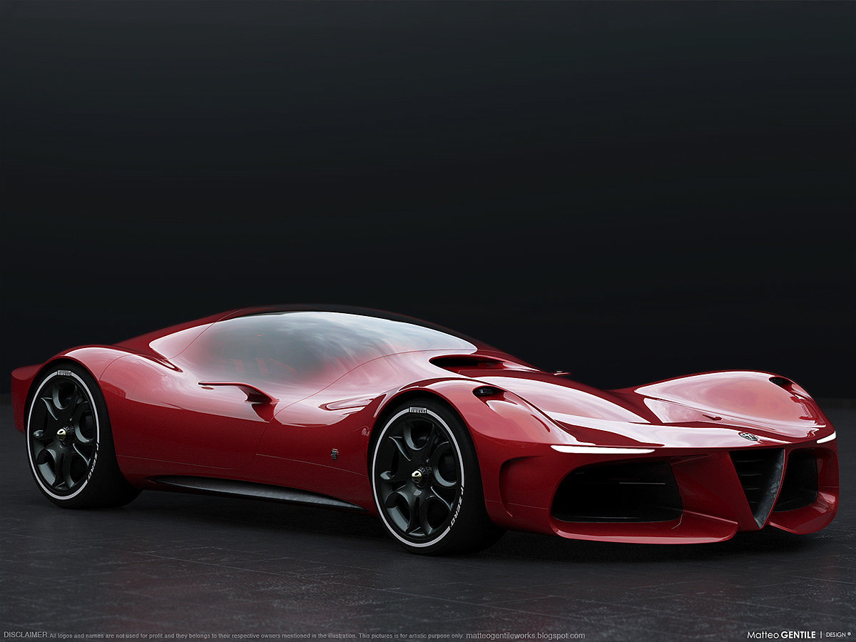 Sports car，vehicle，alfa romeo ，Alpha Romeo，