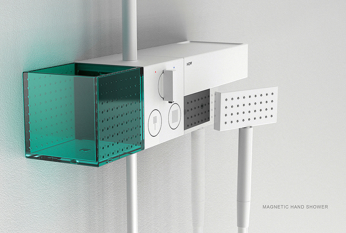 industrial design，shower system ，modularization，NDW，