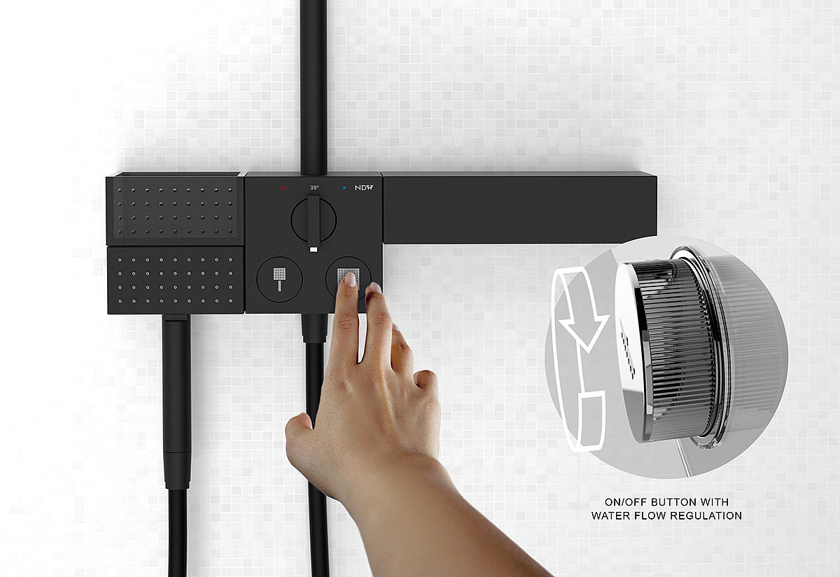 industrial design，shower system ，modularization，NDW，