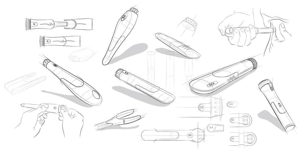Red dot award，KiCoPen，Diabetes syringe，Medical equipment，product design，
