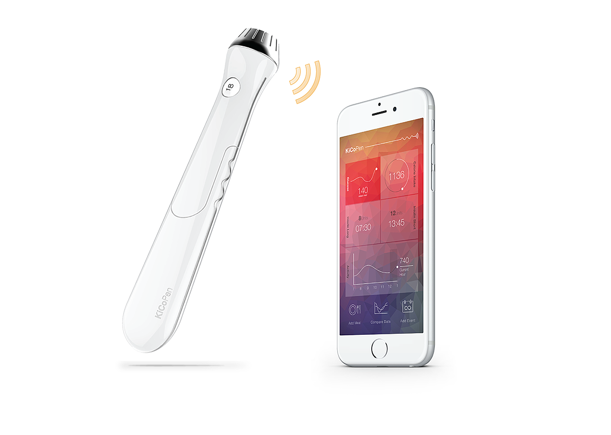 Red dot award，KiCoPen，Diabetes syringe，Medical equipment，product design，