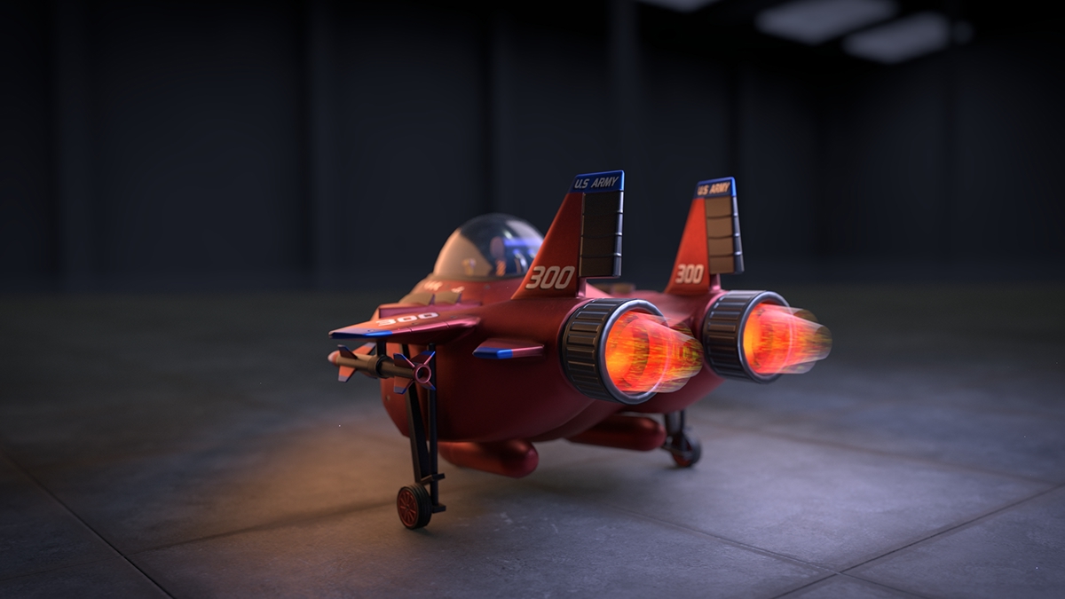 industrial design，Cartoon aircraft model，aircraft，vehicle，