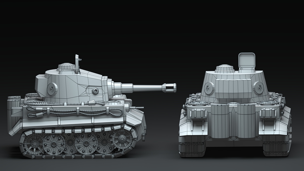 industrial design，equipment，arms，three-dimensional model，Tank，
