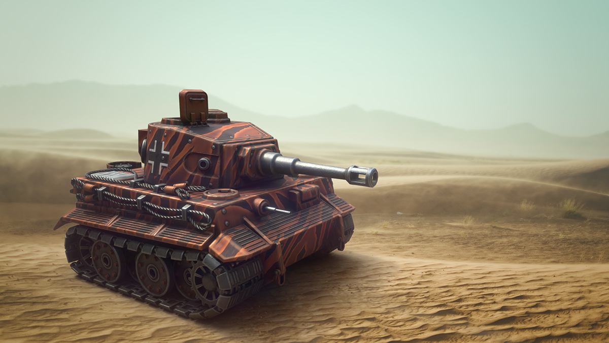 industrial design，equipment，arms，three-dimensional model，Tank，