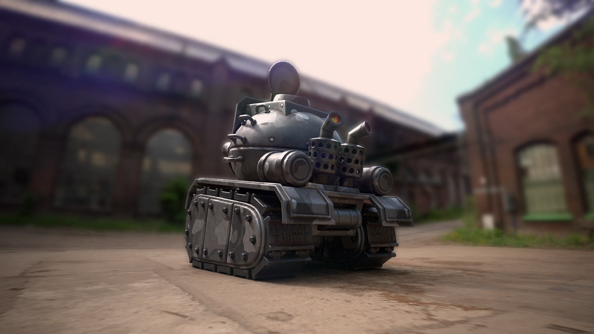 industrial design，equipment，arms，three-dimensional model，Tank，