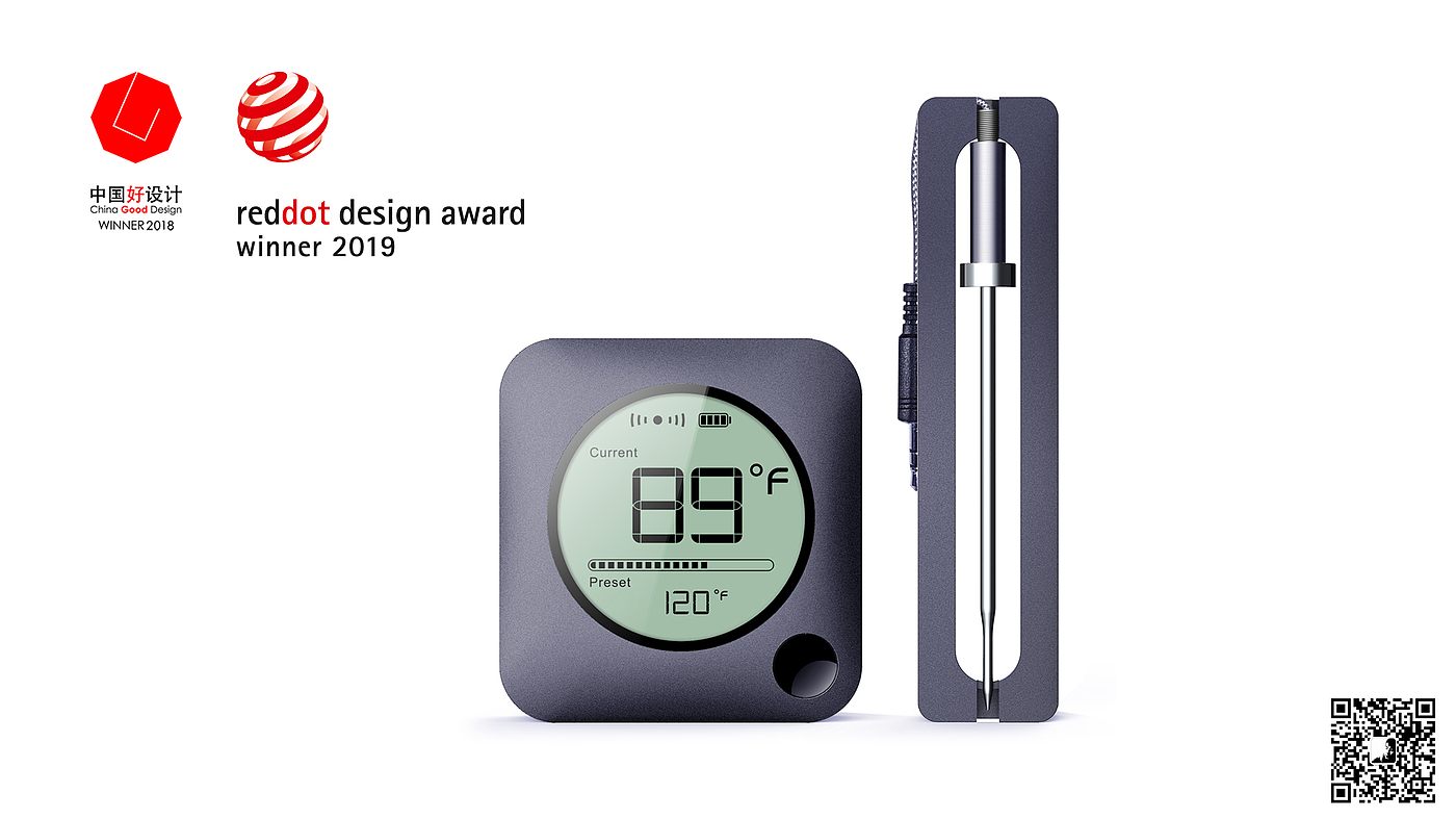 barbecue，thermometer，Red dot award，reddot，