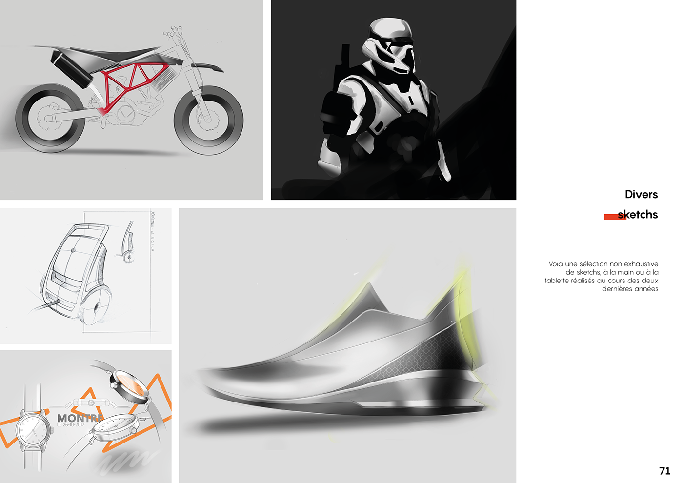 industrial design，sample reels，