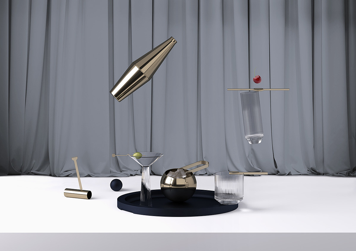 product design，tableware，Wine set，Wine mixing tools，