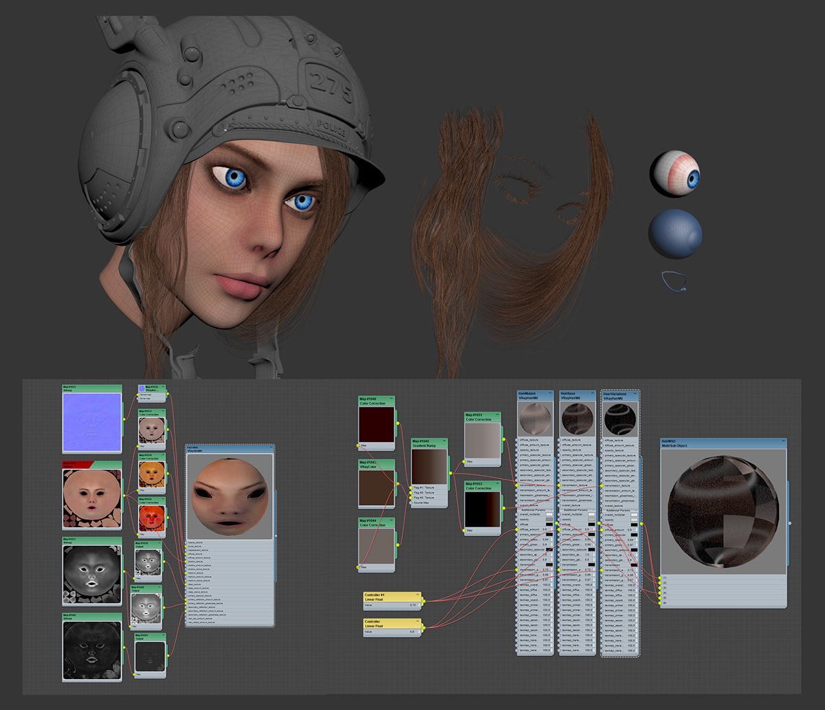 product design，modeling，Animated character，Comet，