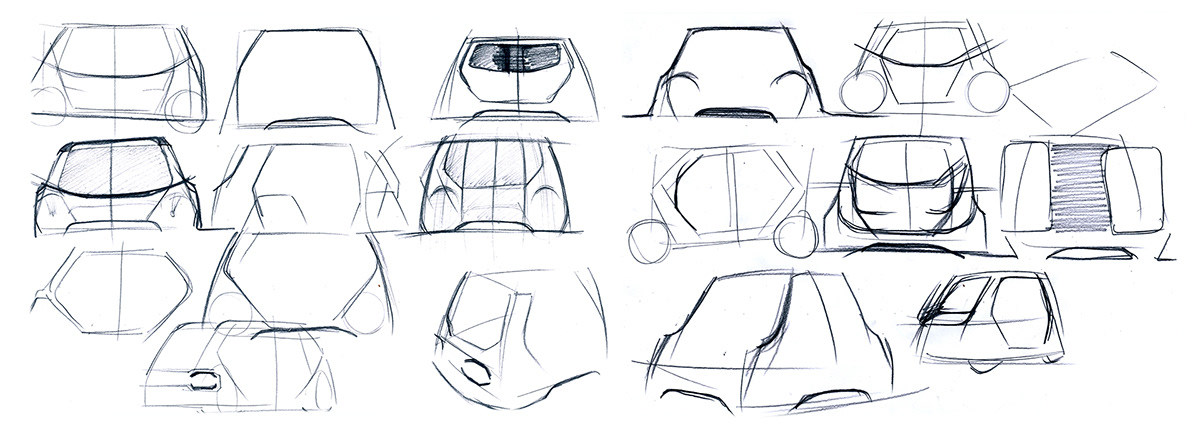 industrial design，Driverless，vehicle，taxi，