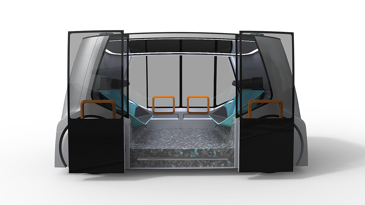 industrial design，Driverless，vehicle，taxi，