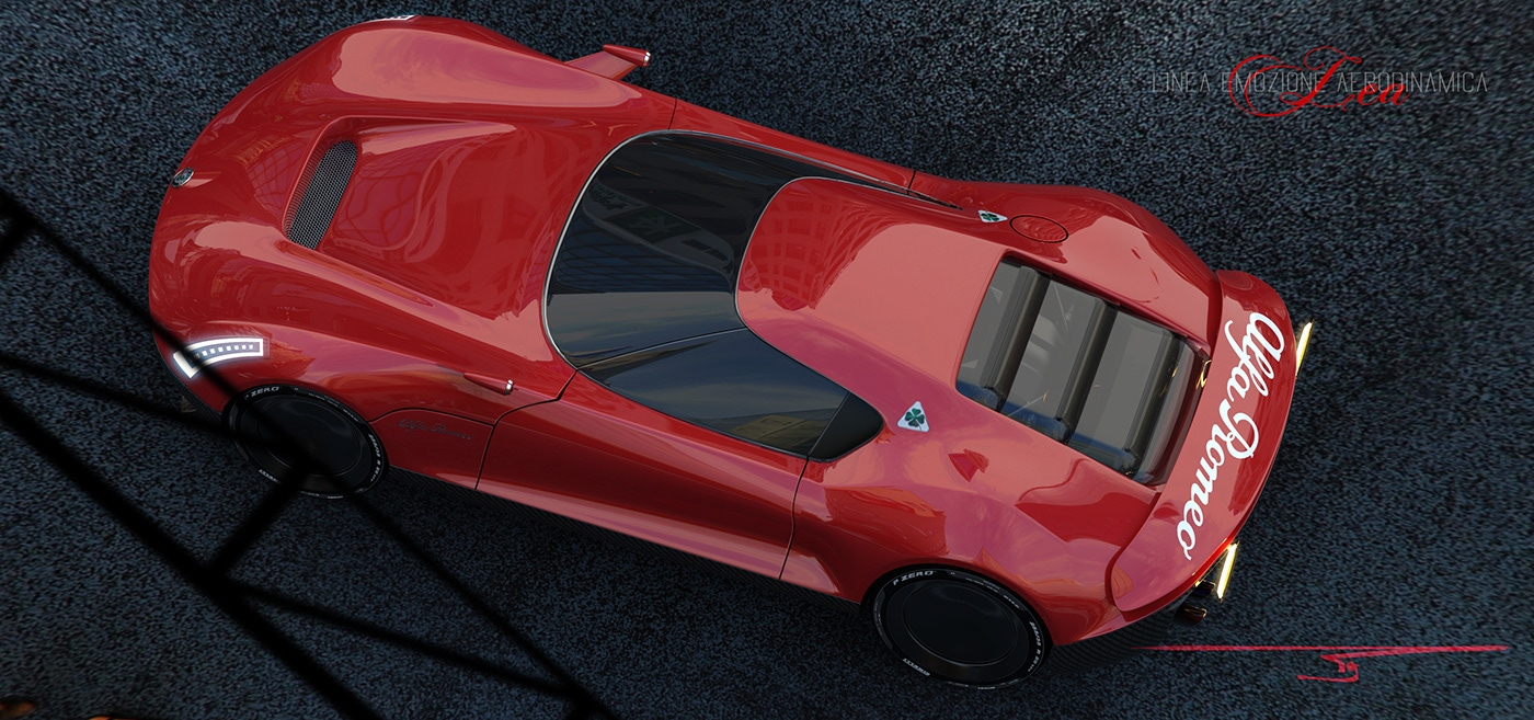 Concept car，gules，alfa romeo ，automobile，