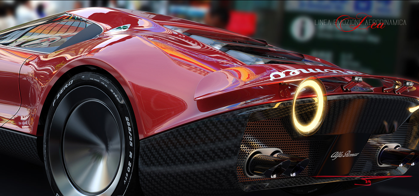 Concept car，gules，alfa romeo ，automobile，