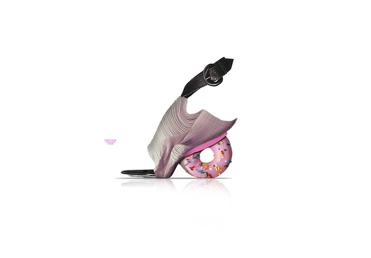 two-dimensional，Shoe design，magazine，