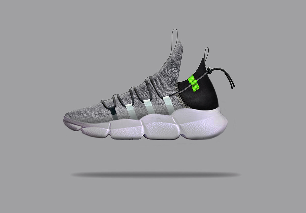 two-dimensional，Shoe design，magazine，