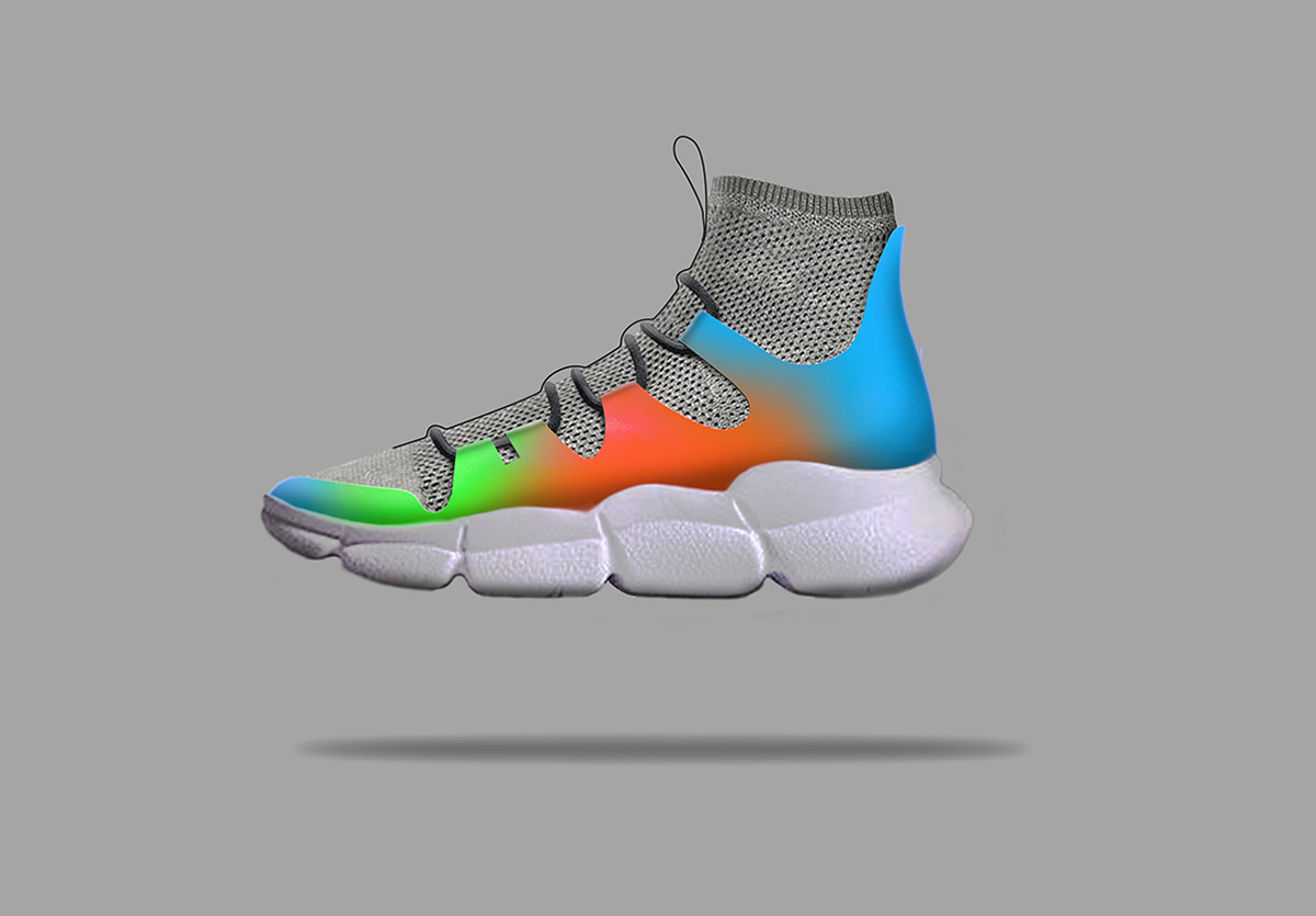 two-dimensional，Shoe design，magazine，